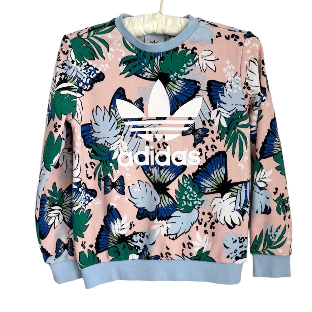 Adidas Her Studio Sweatshirt Collab Girls Top